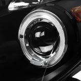 Coolstuffguru Black Halo Led Projector Headlights Compatible with Toyota Yaris 3 Door Hatchback