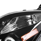 Coolstuffguru Black Halo Led Projector Headlights Compatible with Toyota Yaris 3 Door Hatchback