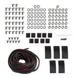 Coolstuffguru 4PC Front + Rear Black Fender Flare Wheel Cover Compatible with Ford F250 F350 Super Duty 1999-2007