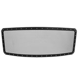 Coolstuffguru Compatible with Ford F250 F350 F450 F550 Super Duty Black Rivet Upper Front Hood Grille Insert