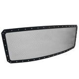 Coolstuffguru Compatible with Ford F250 F350 F450 F550 Super Duty Black Rivet Upper Front Hood Grille Insert