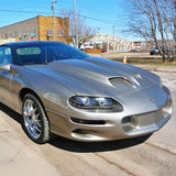 Coolstuffguru Black Housing Clear Lens Front Bumper Lights Compatible with Chevy Camaro 1993-2002 L+R Pair Assembly