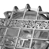 Coolstuffguru 2 Piece 6" Round Chrome Guard 4x4 Off Road Fog Light, Wiring Kit, Switch