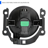 Coolstuffguru Clear Lens Fog Lights +H16 Bulbs+Switch+Wiring Included Compatible with Mitsubishi Outlander 2016-2020 L+R Pair Assembly