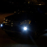 Coolstuffguru 3" Round White Clear SMD LED Halo Bumper Driving Projector Fog Lights