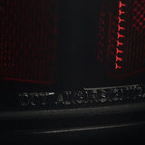 Coolstuffguru Compatible with Chevy Suburban Tahoe GMC Yukon Glossy Black Smoke LED Bar Tail Lights Lamps