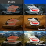 Coolstuffguru Compatible with Ford Focus 5Dr Hatchback Full LED Chrome Tail Lights Brake Lamps Pair