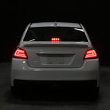 Coolstuffguru Black Housing Clear Lens Sequential LED Bar Tail Lights Compatible with Subaru WRX / WRX STI 2015-2021 L+R Pair Taillight Assembly