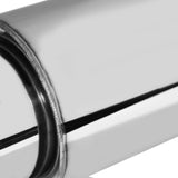 Coolstuffguru 3" Inlet 4" Round Tip Stainless Steel Spiral Flow Exhaust Muffler w/ Silencer