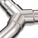 Coolstuffguru Compatible with/Replacement for 2016-2020 Honda Civic 1.5L Turbo Polished Stainless Steel S/S Catback Exhaust System