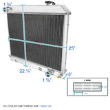 Coolstuffguru 3 Row Racing Radiator Compatible with 1963-1966 Chevrolet GMC C/K