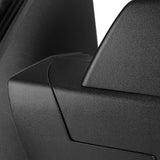 Coolstuffguru Matte Black Power Heat + Puddle Left Driver Side Mirror Compatible with Chevy Silverado GMC Sierra 2014-2018