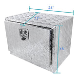 Coolstuffguru 24"x 17"x 18" Truck Pickup Underbody Aluminum Tool Box Trailer Storage w/ Lock