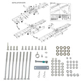 Coolstuffguru Fit 2" Receiver Scooter Motorcycle Bike Car Carrier Hitch Mount Rack Load Ramp