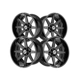 1 X XF Off-Road XF-236 Gloss Black & Milled 20X12 8x165.1/8x170 125.2 Hub -44 Offset Black Wheel Rim