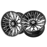 1 X XF Off-Road XF-237 Gloss Black & Milled 20X12 5x127/5x139.7 78.1 Hub -44 Offset Black Wheel Rim