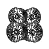 1 X XF Off-Road XF-237 Gloss Black & Milled 20X12 5x127/5x139.7 78.1 Hub -44 Offset Black Wheel Rim