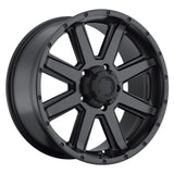 Ultra 002195SB CRUSHER 15X8 5X4.50 81.50 Hub -19 Offset Black Wheel Rim