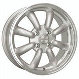 Konig 017 16X7 4X4.50 73.00 Hub +00 Offset Silver Wheel Rim
