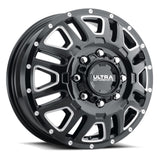 Ultra 286003RBM HUNTER DUALLY 17X6.5 8X6.50 121.70 Hub -140 Black Wheel Rim