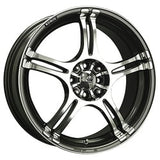 Konig 03848A INCIDENT 17X7 4X100/4X4.50 73.00 Hub +40 Graphite Wheel Rim