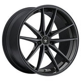 Konig 08237B OVERSTEER 17X8 5X4.50 73.00 Hub +45 Offset Black Wheel Rim
