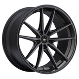 Konig 08237B OVERSTEER 18X8 5X108 73.00 Hub +45 Offset Black Wheel Rim
