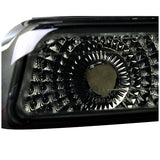 Coolstuffguru Compatible with Silverado Tahoe Suburban Smoke LED Projector Headlights+Smoke Bumper Light