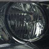 Coolstuffguru Compatible with Ford F150 Smoke Lens Headlights w/ Clear Reflector Pair