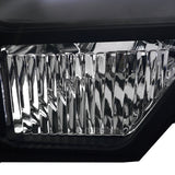 Coolstuffguru Compatible with Ford F150 Pickup JDM Black Headlights+Glossy Black LED Brake Lights Tail Lam