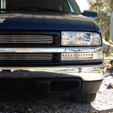 Coolstuffguru Compatible with Chevy S10 Blazer Sonoma Chrome Clear LED Bumper Signal Lights Left+Right