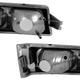 Coolstuffguru Compatible with Chevy Silverado Ls Lt/ Avalanche 1500 2500 3500 Signal Bumper Lights Chrome