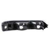 Coolstuffguru Compatible with Silverado Black Projector LED Headlights+Bumper Lights+Smoke Fog Lamps