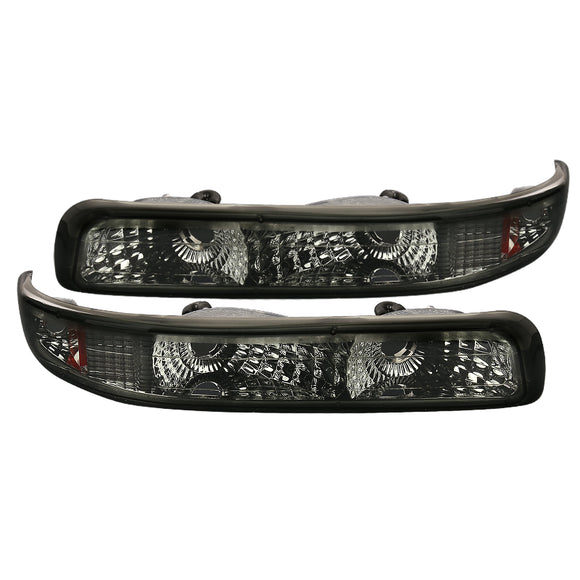 Coolstuffguru Compatible with Chevy Silverado Ls Lt/ Tahoe Ls Lt Bumper Lights Smoked