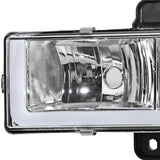 Coolstuffguru Chrome Housing Clear Lens LED Bar Headlights+Bumper Lights+Corner Lamps Compatible with GMC C10 C/K Suburban Sierra 1994-1998