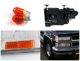 Coolstuffguru HEAD LIGHTS+CORNER+BUMPER w/ 9005 & 9006 BULBS Compatible with 1994-1998 GMC C10