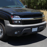 Coolstuffguru Compatible with Chevy Avalanche 1500 2500 Black Headlights Turn Signal Bumper Lamps Left+Right