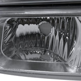 Coolstuffguru Compatible with Chevy Silverado Chrome Crystal Headlights+Clear Signal Bumper Light