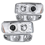 Coolstuffguru Compatible with Gmc Yukon Denali Projector Head Light, Bumper