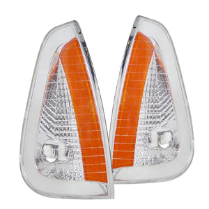 Coolstuffguru Compatible with Dodge Charger Se Rt Srt-8 Signal Corner Lights Chrome