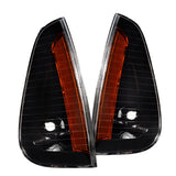 Coolstuffguru Compatible with Dodge Charger Se Rt Srt-8 Signal Corner Lights Black