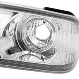 Coolstuffguru Compatible with Chevy Colorado Canyon Chrome Clear Front Bumper Corner Parking Lights