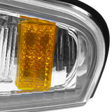 Coolstuffguru Compatible with Chevy Colorado Canyon Chrome Clear Front Bumper Corner Parking Lights