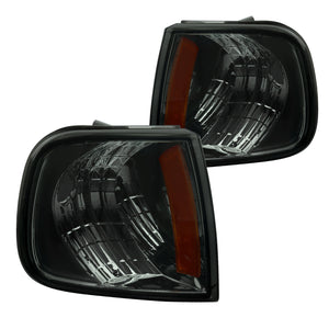 Coolstuffguru Compatible with Ford F150 Expedition Pickup Smoke Corner Lamps Turning Signal Lights Left+Right