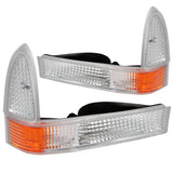 Coolstuffguru Compatible with Ford F250 F350 Xl Xlt/ Excursion Xlt Corner Signal Lights Chrome