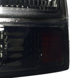 Coolstuffguru Compatible with Ford Ranger Smoke Halo Projector Headlights+Tint Corner Signal Lamps