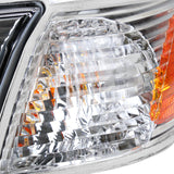 Coolstuffguru Compatible with/Replacement for 2000-2001 Toyota Camry Crystal Clear Headlights+ Corner Lights Left+Right