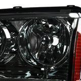 Coolstuffguru Compatible with Dodge Charger Smoke Lens Headlights+Signal Corner Lamps+Black Mesh Hood Gril