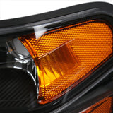Coolstuffguru Compatible with Chevy Colorado GMC Canyon Black Headlights Headlamps+Turn Signal Corner Lamps