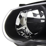 Coolstuffguru Headlights W/ Corner Lights Black Compatible with Toyota Corolla Ce S Le